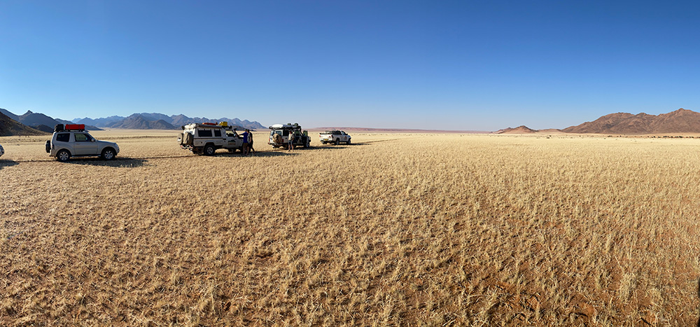 The veld on the drive to the dunes